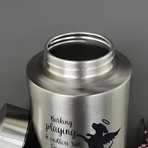 Mianachilu Pet Cremation Urns for Dogs Ashes, Up to 60 lbs Dog Memorial Keepsake Urns for Ashes-Medium (Playing in Heaven) - Image 4
