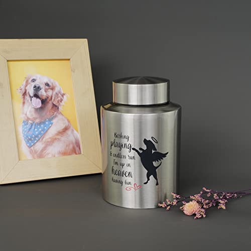 Mianachilu Pet Cremation Urns for Dogs Ashes, Up to 60 lbs Dog Memorial Keepsake Urns for Ashes-Medium (Playing in Heaven) - Image 5