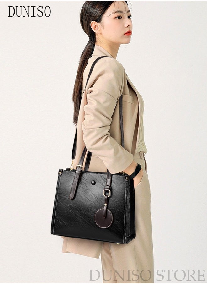 DUNISO - Womens Elegant  Purses and Handbags Shoulder Bag Ladies Designer Satchel Messenger Tote Bag Crossbody Bag - Image 1