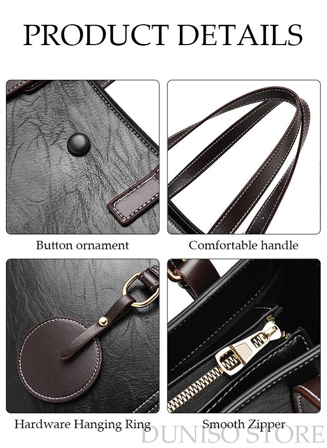 DUNISO - Womens Elegant  Purses and Handbags Shoulder Bag Ladies Designer Satchel Messenger Tote Bag Crossbody Bag - Image 1
