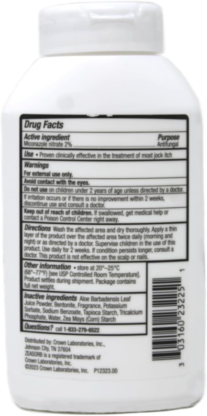 Zeasorb -AF Super Absorbent Antifungal Treatment Powder for Jock Itch 2.5 oz (Pack of 11) - Image 3