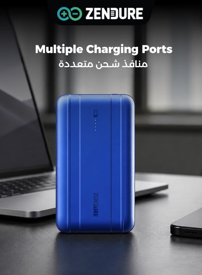 زينديور بطارية زيندور - S20 20000 مللي أمبير - 20 واط - أزرق - Image 3