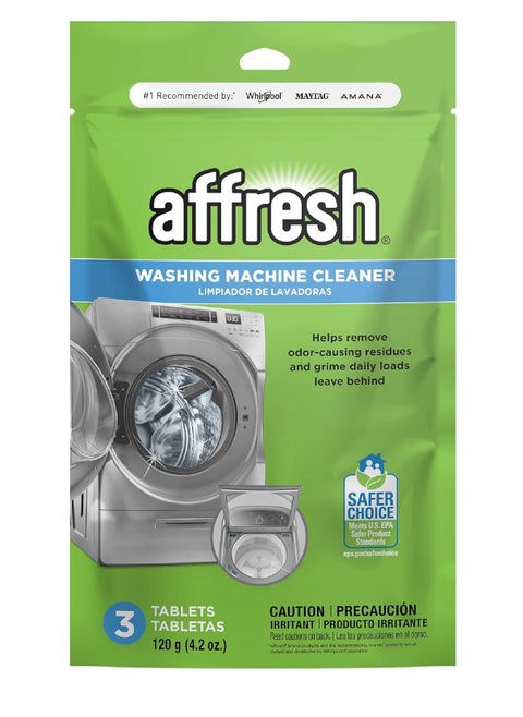 Affresh washing machine cleaner cleans front load and top load washers including HE 3 tablets