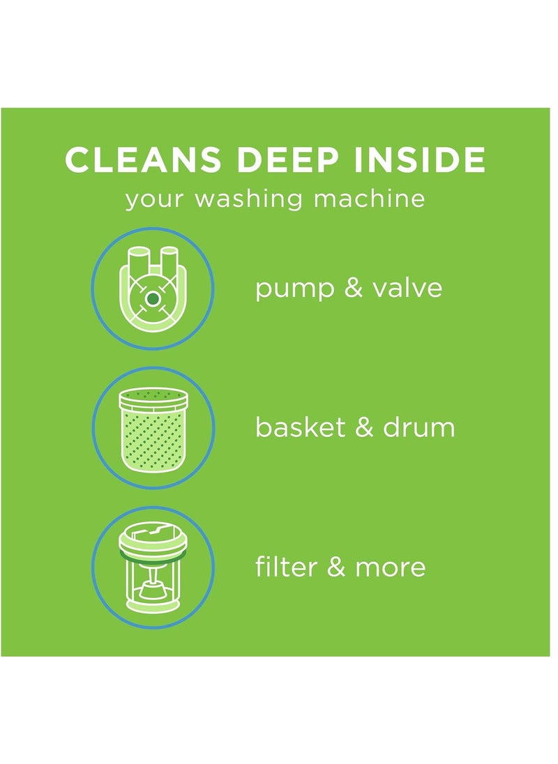 Affresh washing machine cleaner cleans front load and top load washers including HE 3 tablets