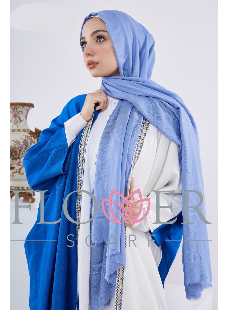 Plain Cotton Modal Veil - Genzi  - Image 3