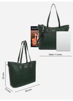 Lavie Lavie Women's Hailon Tote Handbag (Large, Dk Green)  - Image 4