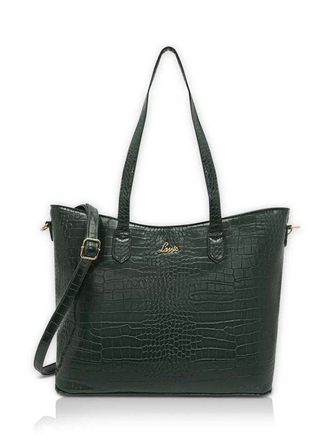 Lavie Lavie Women's Hailon Tote Handbag (Large, Dk Green)  - Image 1