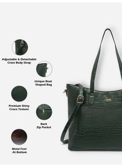 Lavie Lavie Women's Hailon Tote Handbag (Large, Dk Green)  - Image 3