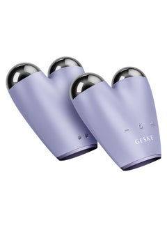 GESKE Smart App Guided Microcurrent Facial Lifter | 6 In 1 | Face Lifter | Face And Jaw Line Trainer | Face Tightening | Anti-Aging Device | Micro Current Against Wrinkles | Couple  - Image 4