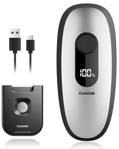 Canslab IRON Rechargeable Electric Can Opener WallMountable Easy Storage Smart Auto Stop LED Battery Track HandsFree Operation Side Cut Smooth Edge Stainless Steel ProfessionalGrade Blade - Image 1