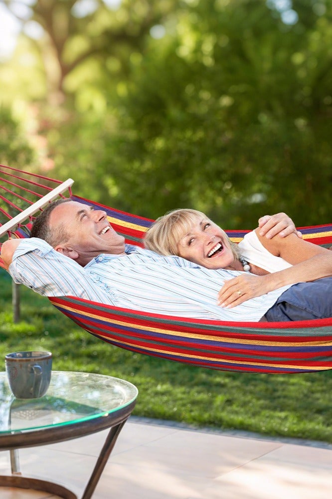 فورثكان أرجوحة تخييم فردية، قماش كانفاس متين مع شعاع توازن مضاد للتدحرج وشرائط شجرة معدنية قوية للعقد، مثالية للتخييم، السفر، الشاطئ، والفناء الخلفي - Image 1