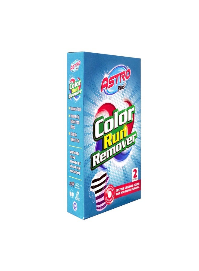 ASTRO PLUS + Ultimate Color Run Remover, Say Goodbye to Stains Powerful, Color Bleed Eliminator Stain Remover, Advanced Clothes Color Run Remover Powder (1) - Image 1