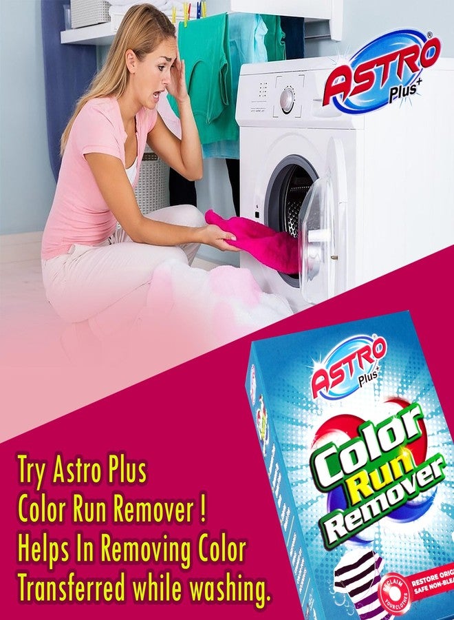 ASTRO PLUS + Ultimate Color Run Remover, Say Goodbye to Stains Powerful, Color Bleed Eliminator Stain Remover, Advanced Clothes Color Run Remover Powder (1) - Image 4