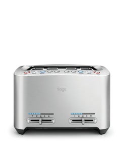 Sage Sage - The Smart Toast 4 Slice Toaster with Extra-Wide Slots & LED Indicator & Varaible Browning Slider, Brushed Aluminium-UAE Version, 2 Year Manufacturer Warranty  - Image 1