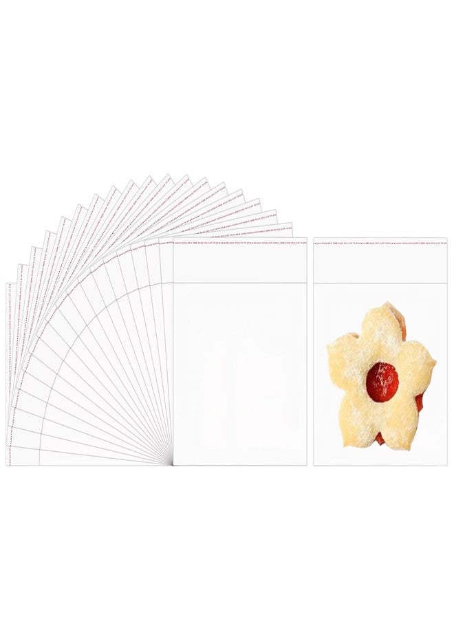 Doutop Small Clear Cellophane Bags 300pcs 3x3 Self-Sealing Adhesive Bag 1mil OPP Poly Bags for Jewelry Earrings Candies Bakery Candle Soap Cookie (4 Sizes to Choose from - Image 1