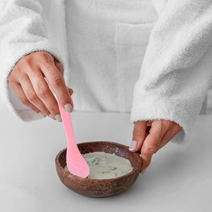 Alrhso 6Pcs Makeup Scoops Spatulas, Plastic Beauty Spoon Cream Brush Random Color Reusable Cosmetic Mask Mixing Spoon Makeup Tools for Lotions Cream and Sampling Tool - Image 4