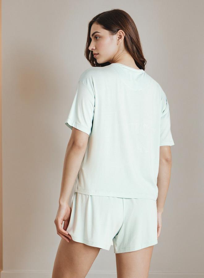 سبلاش فيڤ طقم بيجامة قصير تيشيرت وشورت - Image 3