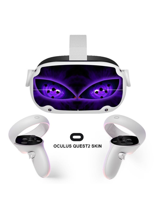 Loquat Application Oculus Quest2 Game Virtual Helmet VR Glasses Handle Sticker Protective Film Set-Color:032 - Image 3