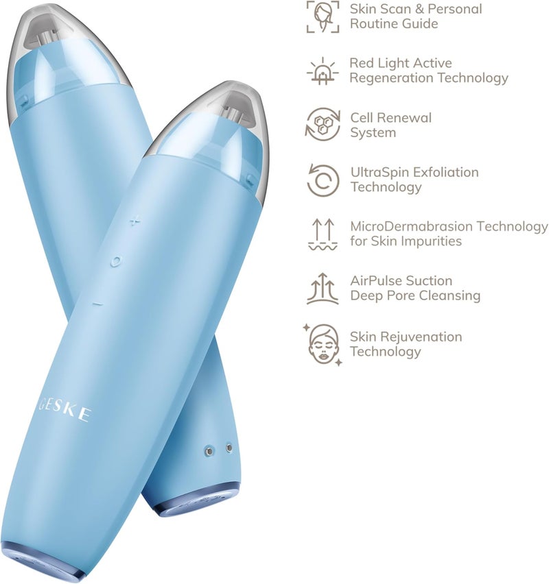 GESKE SmartAppGuided™ MicroDermabrasion Blackhead Remover | 7 in 1 | Blackhead Remover | Electric Pore Cleaner | Innovative Vacuum Cup | Beauty Tool | Skin Cleansing Device | Skincare Device - Image 4