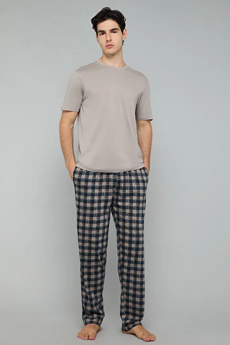 R&b Checked Loungewear Set