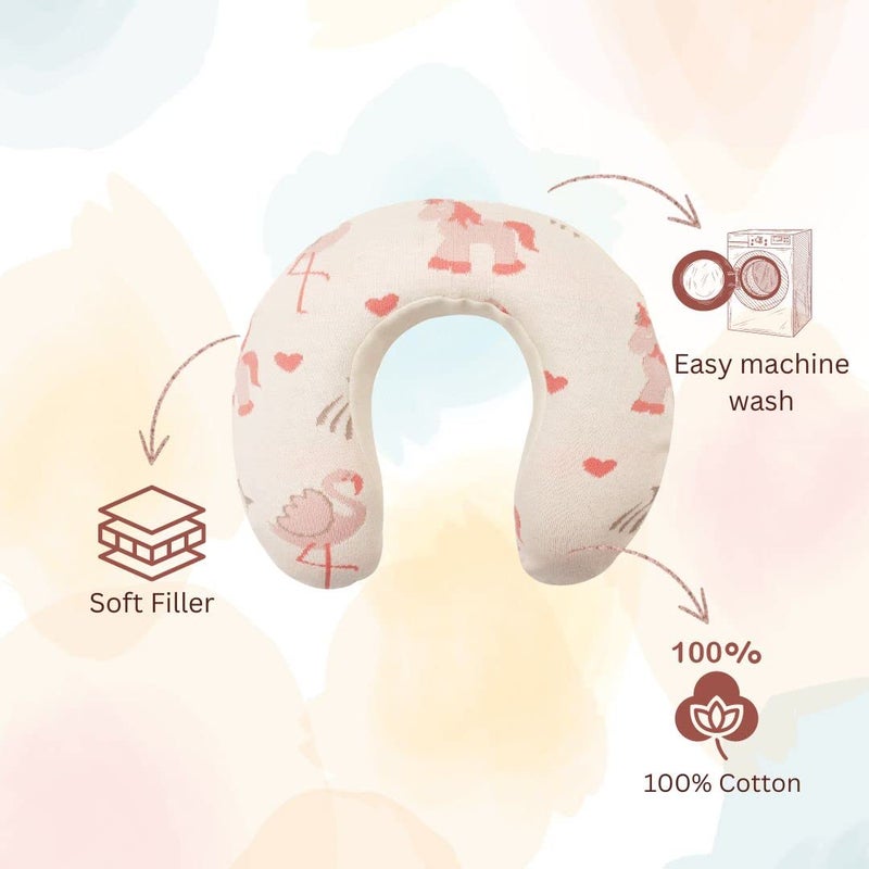 Cradle & Maa Cradle Maa Soft and Comfortable Nursing Pillow Pink - Image 3