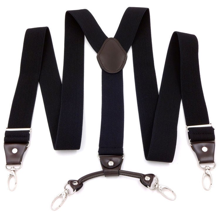 general Men's Adjustable Polyester Suspenders with Clips and Cross Back Boxed - Image 4