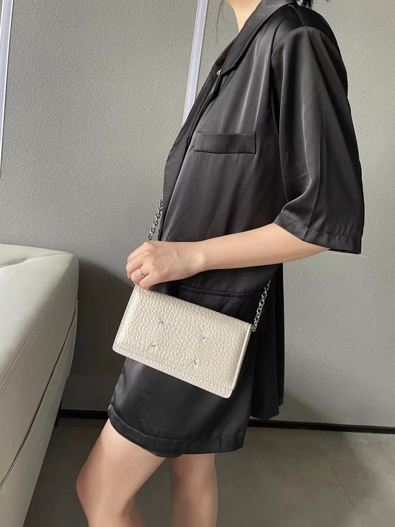 High-Grade First Layer Cowhide Elephant Pattern Women'S Crossbody Bag New Niche All-Match Chain Shoulder Bag Underarm Small Bag - Image 5