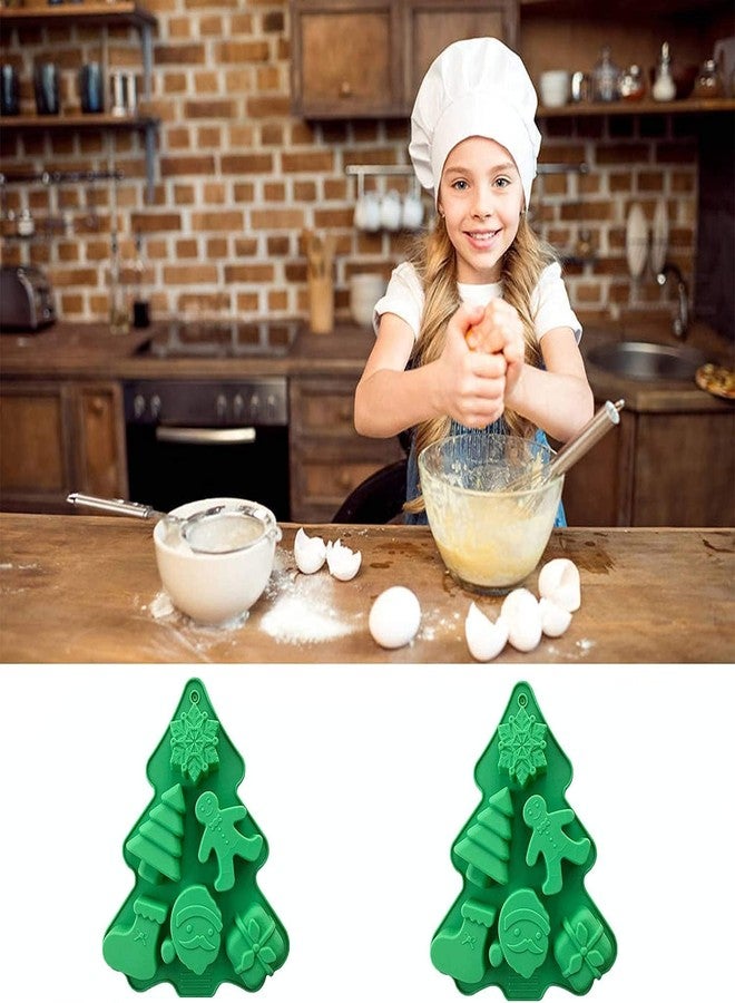 MARHABA TRADERS Christmas Silicone Molds,No-Stick Xmas Silicone Cake Baking Molds for Making Holiday Chocolate Candy,Handmade Soap,Candles,Bath Bombs,Fondant,Cake,Ice Cubes,Candles,Jello - Image 5