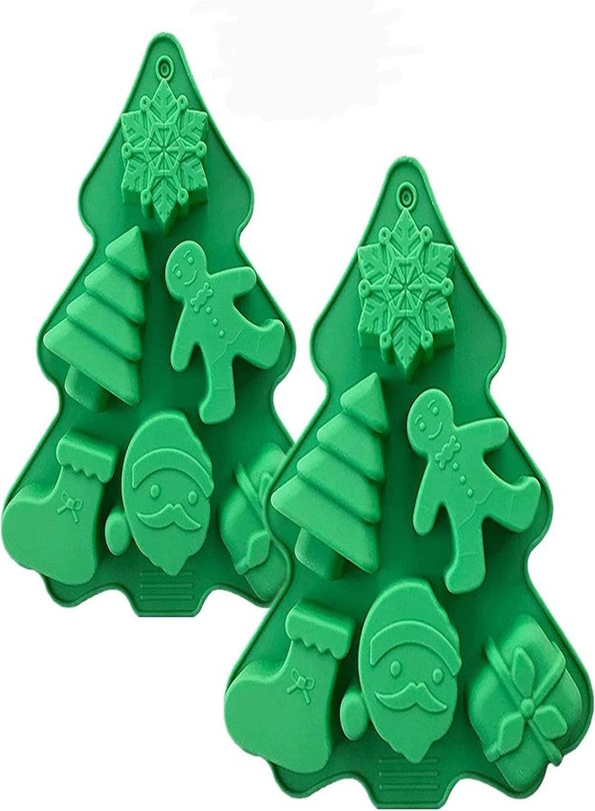 MARHABA TRADERS Christmas Silicone Molds,No-Stick Xmas Silicone Cake Baking Molds for Making Holiday Chocolate Candy,Handmade Soap,Candles,Bath Bombs,Fondant,Cake,Ice Cubes,Candles,Jello - Image 3