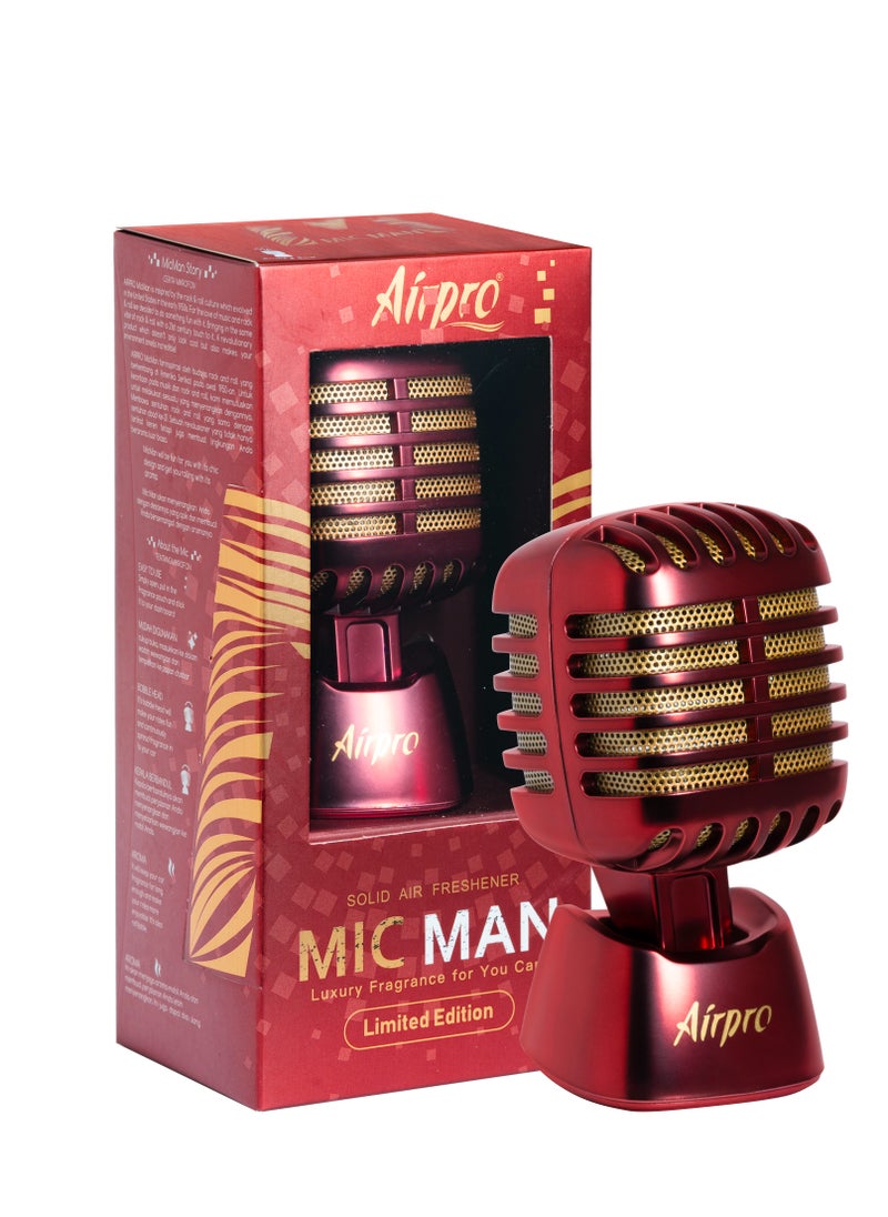 ايربرو - فاخر | إصدار محدود | معطرات هواء/عطر سيارة من ميك مان للوحة القيادة | حتى 60 يومًا | عطر يدوم طويلاً لتجديد سيارتك - Image 1