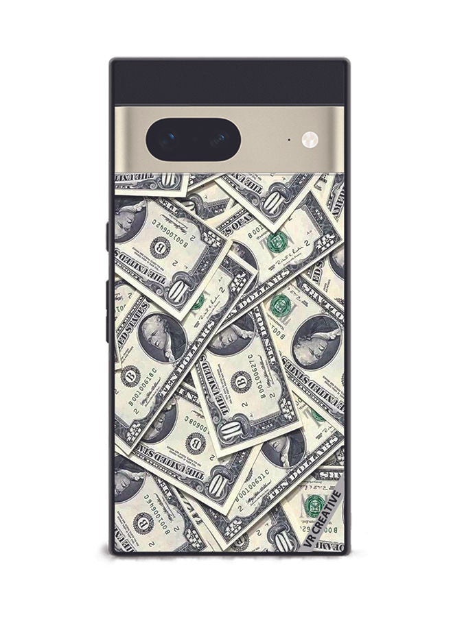 VR CREATIVE Protective Case Cover For Google Pixel 7 Money Design Multicolour - Image 1