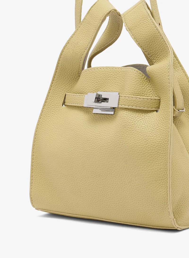 Ella Green bucket bag with silver accent crossbody for Women | Best Price UAE