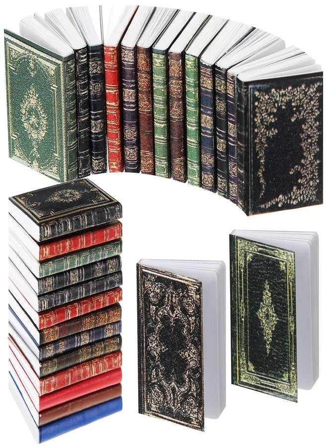 ليتي كتب مصغرة لبيوت الدمى بمقياس 1:12، كتب مصغرة، إكسسوارات بيوت الدمى، أشياء صغيرة، نموذج خالد لتزيين المكتبات، مشاريع اصنعها بنفسك، بيوت دمى للبنات والأولاد، غرفة مدرسية (200 قطعة) - Image 1