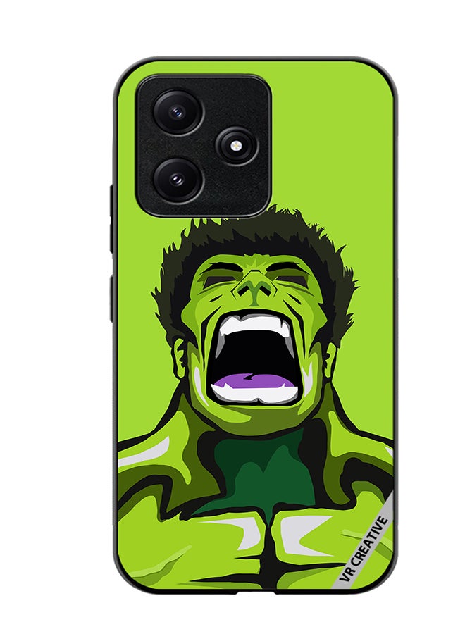 VR CREATIVE Protective Case Cover For Xiaomi Poco M6 Pro 5G Hulk Design Multicolour - Image 1