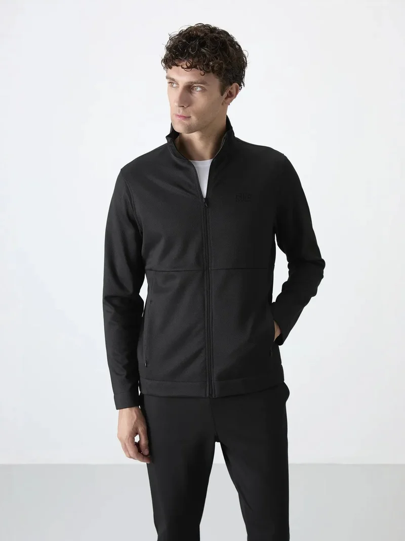 تومي لايف TOMMY Men's Zip-collar Sweatshirt And Pants Set