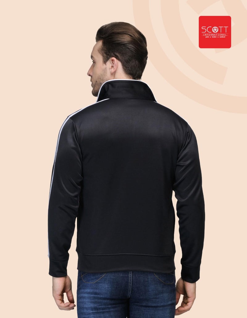 Scott International Jackets for Men | Winter wear | Men's Polyester Full Sleeve Zip with Pocket | Men Jackets | Winter Standard length Jackets - Image 3