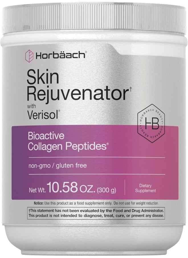 Horbaach Skin Rejuvenator With Verisol 10.58 Oz | Bioactive Collagen Peptide Powder | Types I And Iii | Non Gmo, Gluten Free Supplement | By  - Image 1
