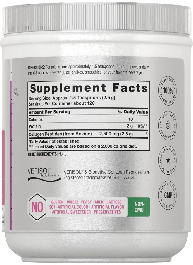 Horbaach Skin Rejuvenator With Verisol 10.58 Oz | Bioactive Collagen Peptide Powder | Types I And Iii | Non Gmo, Gluten Free Supplement | By  - Image 2