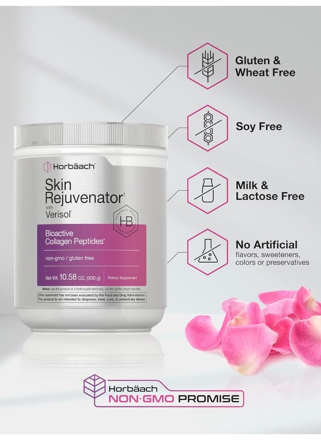 Horbaach Skin Rejuvenator With Verisol 10.58 Oz | Bioactive Collagen Peptide Powder | Types I And Iii | Non Gmo, Gluten Free Supplement | By  - Image 5