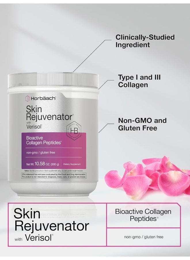 Horbaach Skin Rejuvenator With Verisol 10.58 Oz | Bioactive Collagen Peptide Powder | Types I And Iii | Non Gmo, Gluten Free Supplement | By  - Image 4