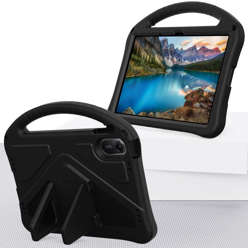 إيروريكس جراب Eva مقاوم للصدمات مع حامل لجهاز Xiaomi Redmi Pad 2 11 2025 اللوحي (أسود) - Image 2