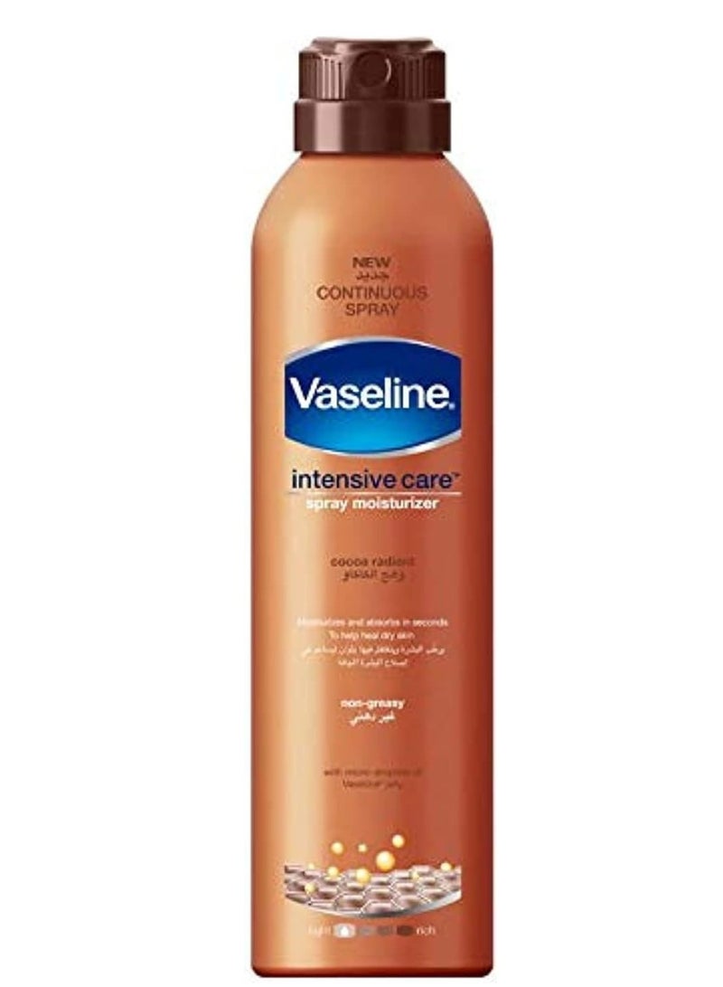 فازلين بخاخ للجسم برائحة الكاكاو المتألقة، 190 غرام - Image 1