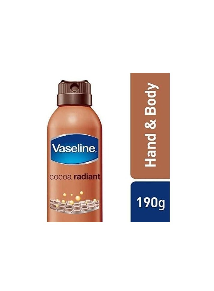 فازلين بخاخ للجسم برائحة الكاكاو المتألقة، 190 غرام - Image 2