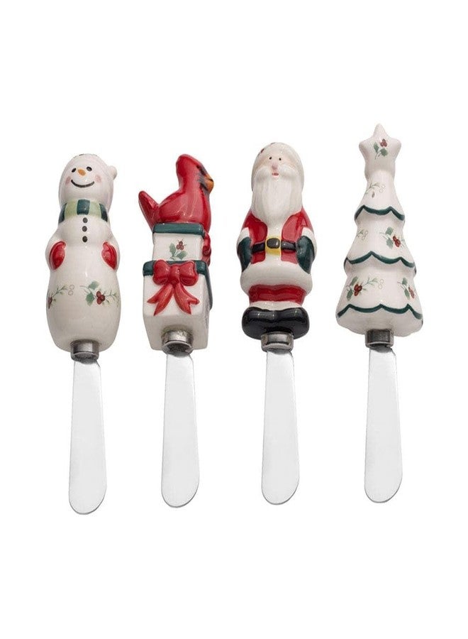 Pfaltzgraff Winterberry Set of 4 Spreaders