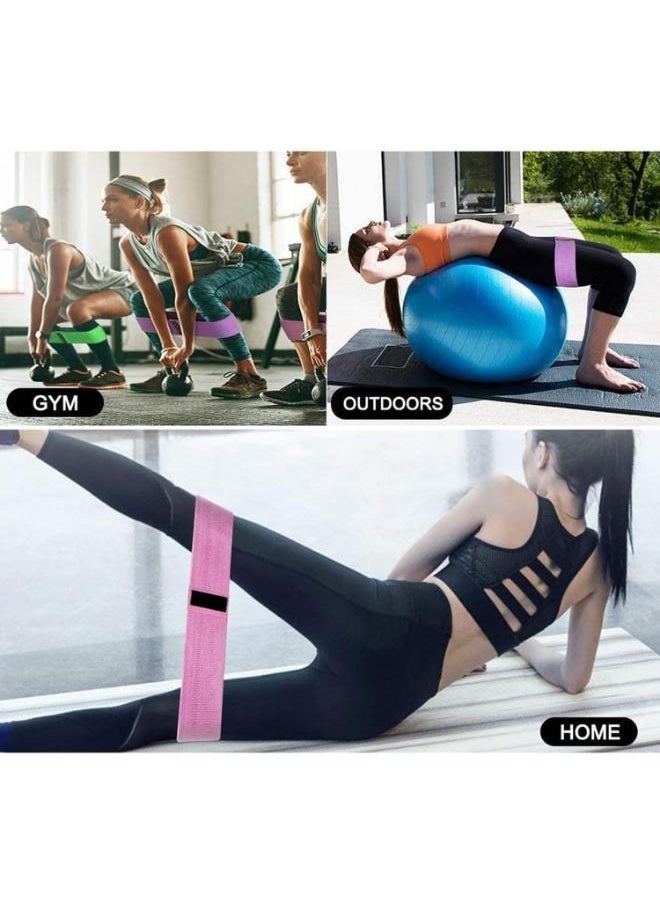Eoptify Resistance Band Set of 3, Durable Non-Slip Workout Resistance Bands, Anti-Snap Stretching Bands for Exercise and Fitness, with Carrying Case  - Image 5