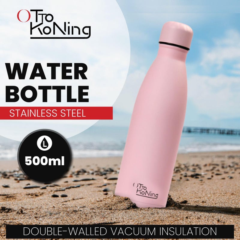 OTTO KONING Water Bottle 500ml Insulated Stainless Steel Flask - Image 3