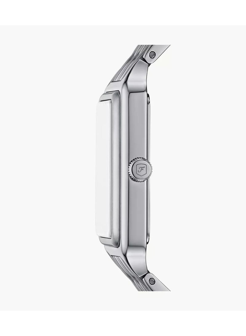FOSSIL Women Fossil Raquel Quartz Stainless Steel Watch – Silver, Mother-of-Pearl Dial, Model ES5306 - Image 2