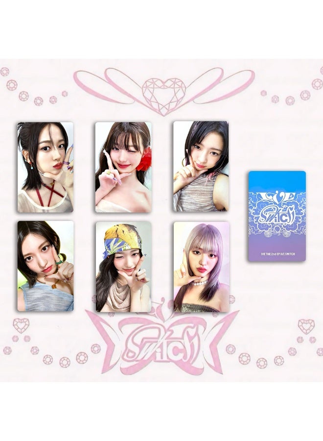 NIBEMINENT 6 Pcs Kpop IVE SWITCH HEYA Lomo Cards Card For Fans Collection Gifts - Image 1