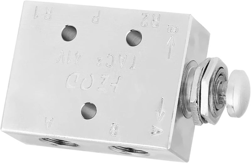 Mumusuki Tac2-41P 2 Position 3 Way Air Control Valve, Metal Body, 2.16 Inch Threaded Inlet, 1/4 Inch BSPT Outlet - Image 5