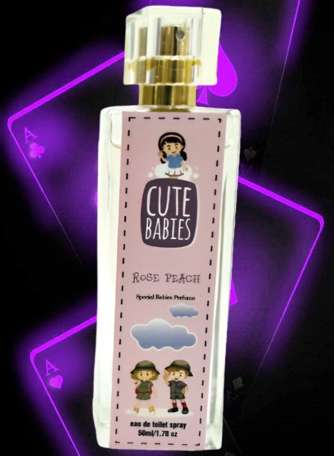Cute Babies Rose Peach Perfume 50ml EDT - Image 2